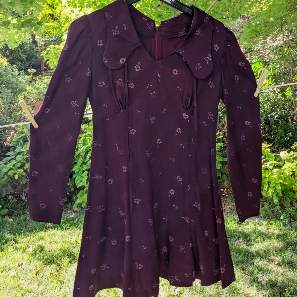 70's Mini Babydoll Dress